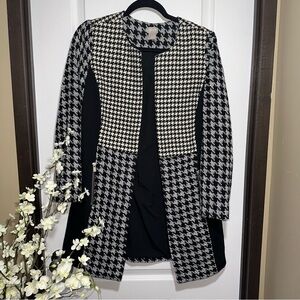 Chico's Monochrome Patterned‎ Jacket